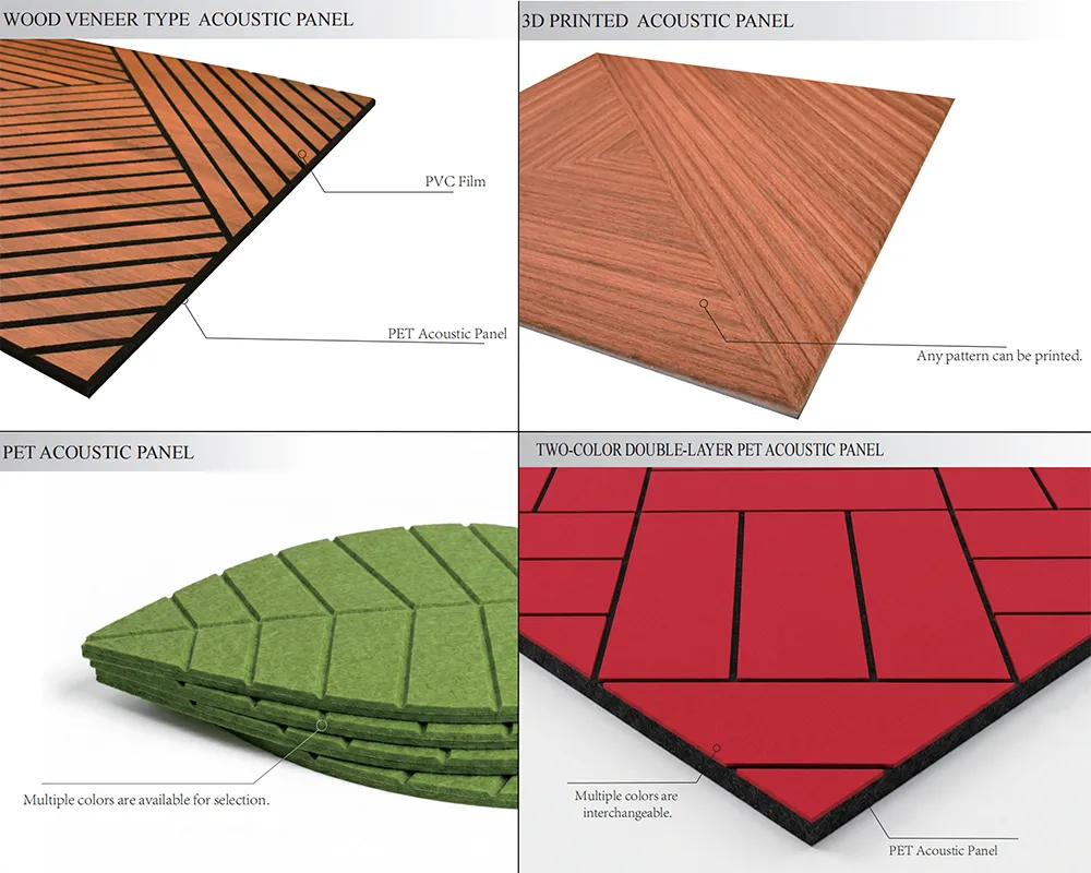 Decorative Acoustic Wood Veneer Panels for Modern Interiors