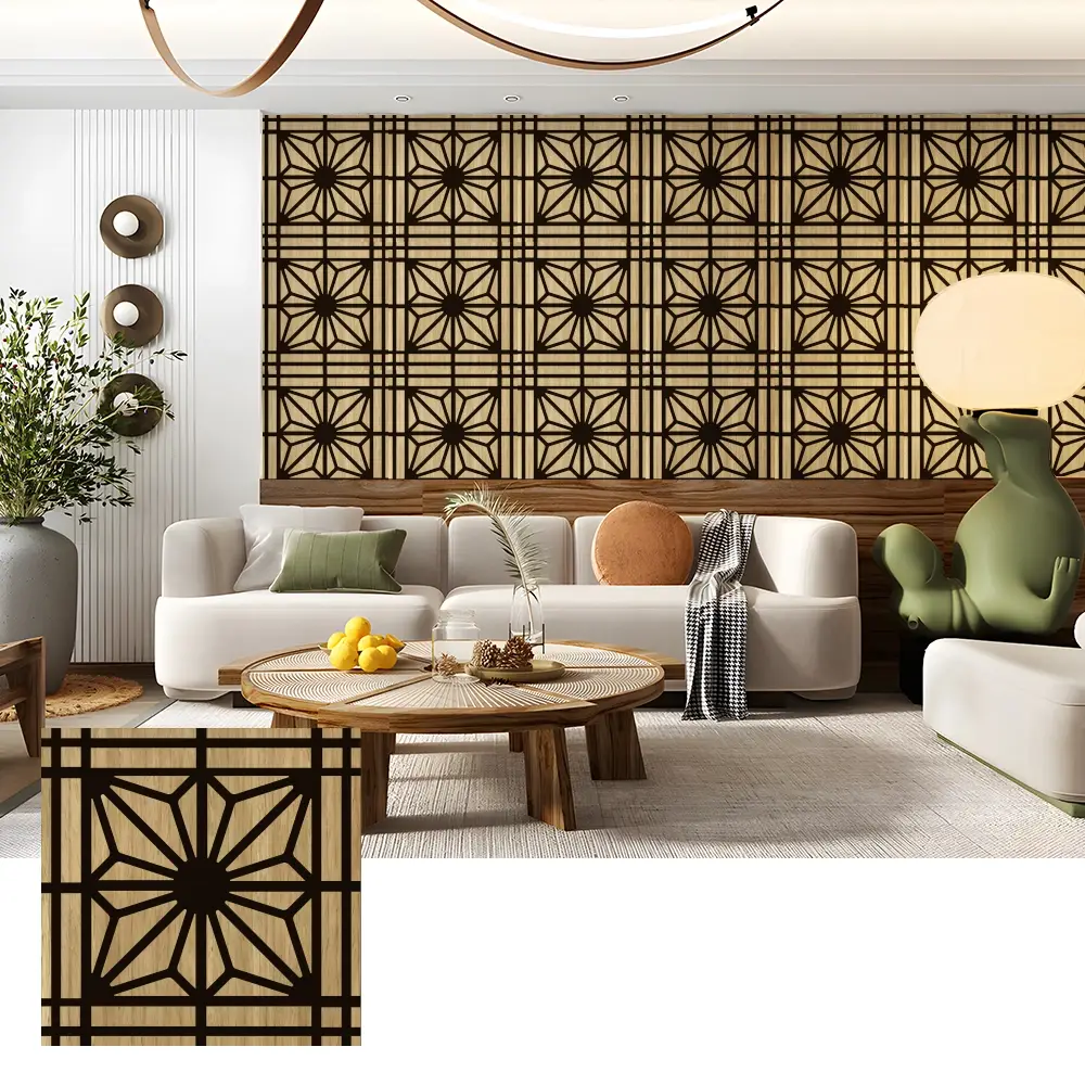 پانل های آکوستیک روکش چوب طبیعی برای دیوارهای سینما